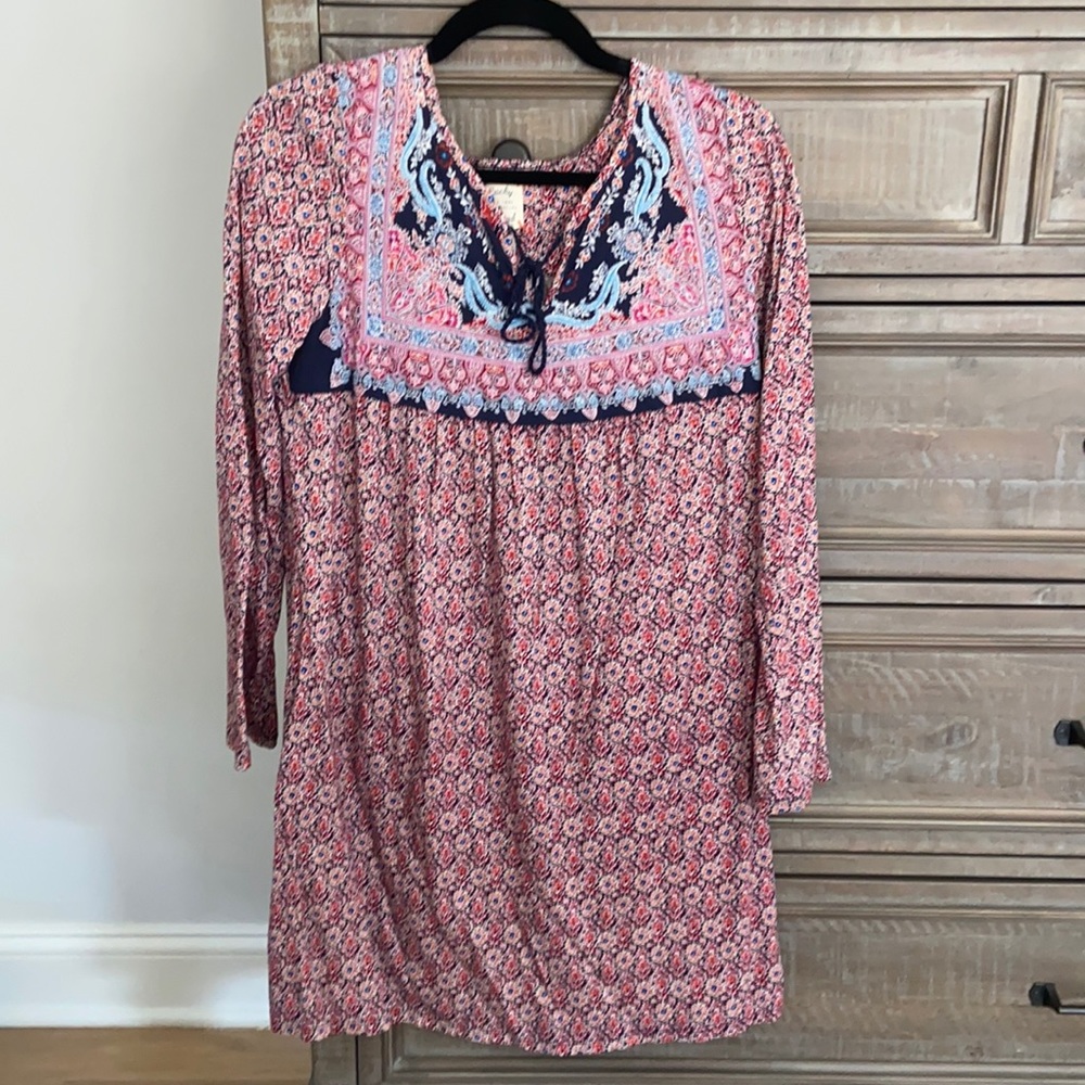 NWOT Lucky Brand boho shift dress